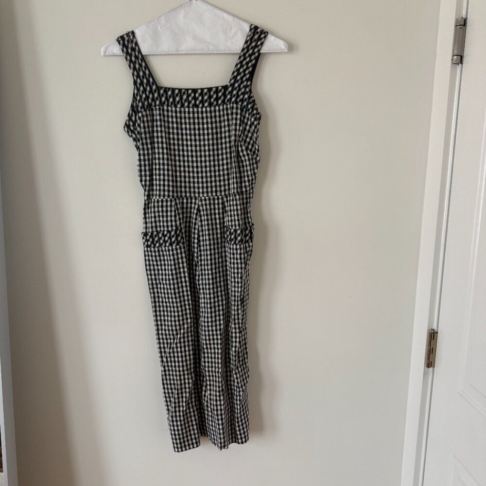 Handmade gingham dress set -- XS